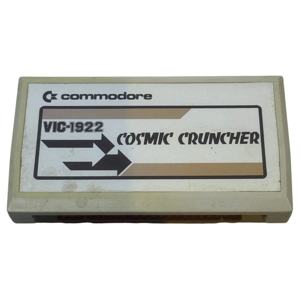 Commodore VIC-20 VIC-1922 Cosmic Cruncher Game‎ Cartridge